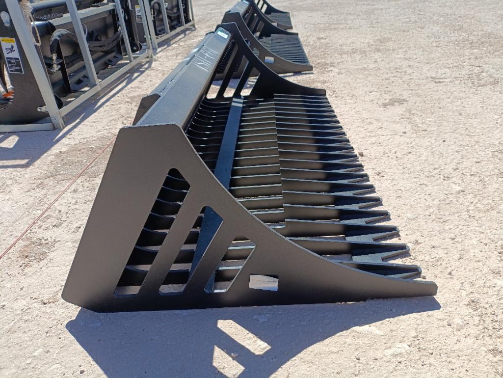 Unused 66" Rock Bucket (Skid Steer Attachment)