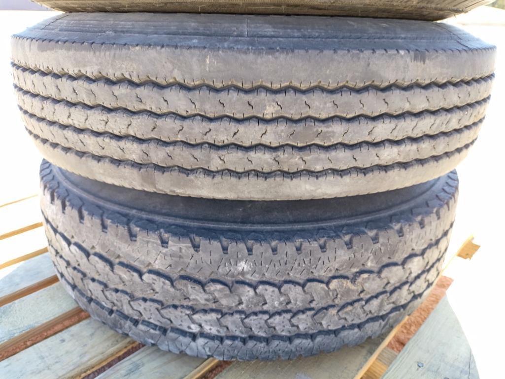 (4) Trailer Wheels w/Tires 235/85 R 16