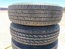 (4) Trailer Wheels w/Tires 235/85 R 16