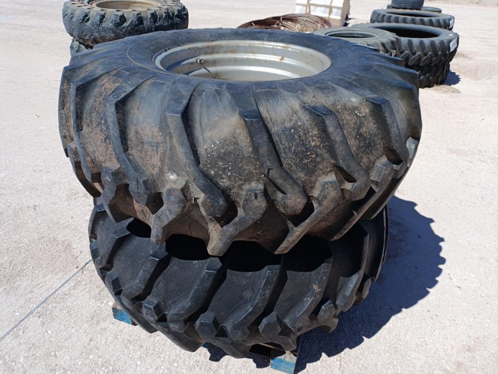 (2) Combine Wheels & Tires 23.1-30