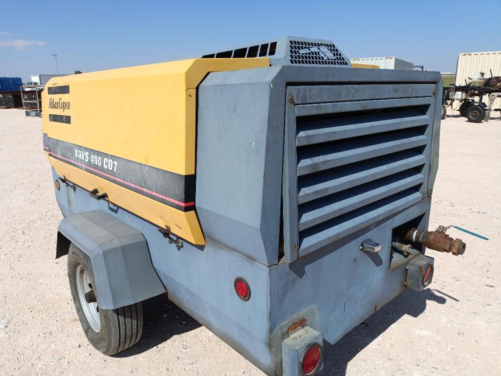 Atlas Copco XAVS 400 CD7 Portable Air Compressor