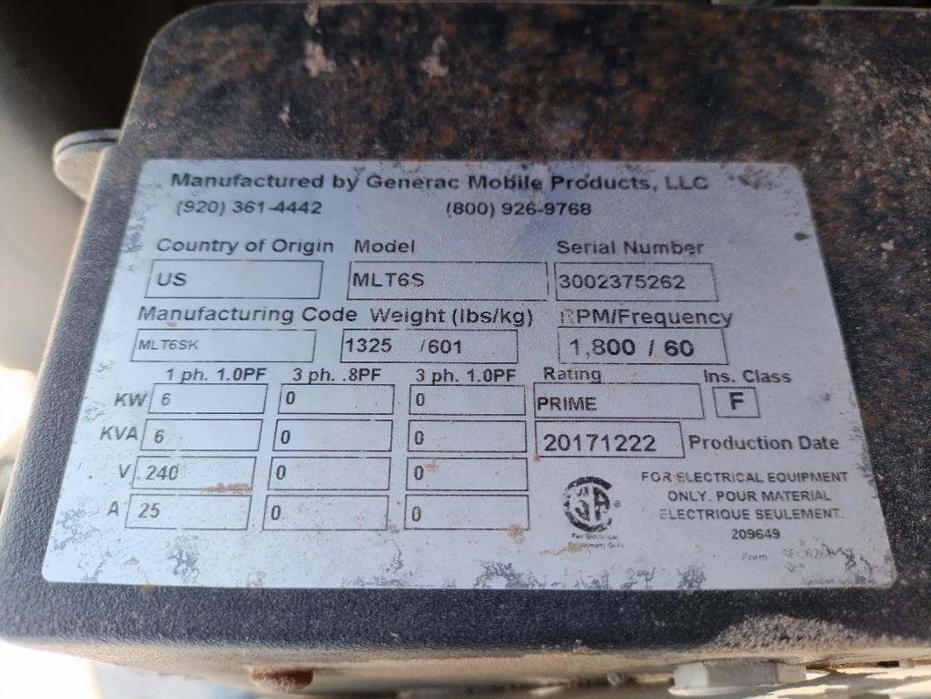 Generac Magnum MLT6S Light Tower