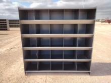 Unused (25 Bin) Metal Bolt Bin