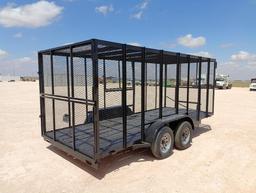 2012 C&M Trailers 16x7Ft Trash Trailer