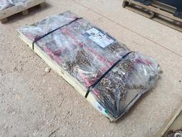 (8) Unused Landhonor Ratchet Binders and (16) 5 1/6'' 20ft Chains