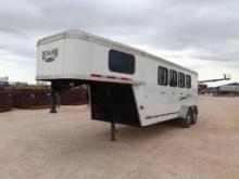 2017 Logan Coach Crossfire 4 Horse Gooseneck Trailer