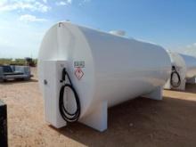 Unused 5,000 Gallon Fuel Storage Tank w/Pump