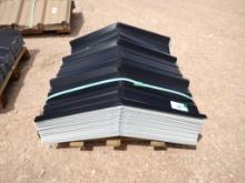 (34 pcs) R Panel Peak Sheets/Ridge Cap