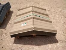 (15 pcs) R Panel Peak Sheets/Ridge Cap