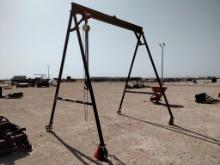 Portable A-Frame w/3 Ton Chain Hoist