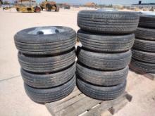 (9) Unused Trailer Wheels w/Tires 235/80 R 16