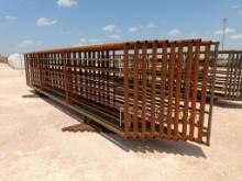 (10) 24Ft Free Standing Fence Panels (1) w/ 8Ft Gate