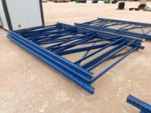 (4) 8ft x 14ft High Pallet Rack Uprights