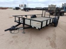 Gitesa 14Ft Single Axle Utility Trailer