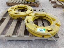 (4) Unused John Deere L28228 Wheel Weights