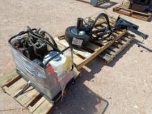 Unused Slabach Wheeler Reeler w/Hydraulic Power Pack