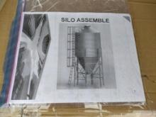 Unused 10 Ton Galvanized Steel Silo
