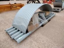 Unused 10 Ton Galvanized Steel Silo