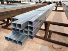 (20) pcs of 2 1/2" Galvanized Square Tubing