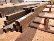 (20) pcs of 3" Square Tubing