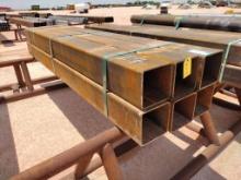 (6) pcs of 7" Square Tubing