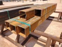 (6) pcs of 7" Square Tubing