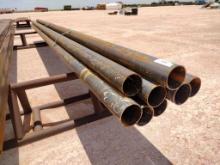 (9) pcs of 4 1/2" OD Steel Pipe