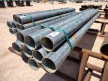 (10) pcs of 5" OD Galvanized Pipe