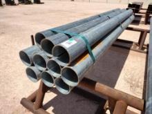 (10) pcs of 5" OD Galvanized Pipe