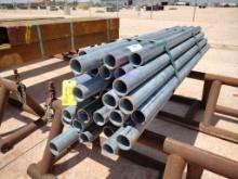 (37) pcs of 2 3/8" OD Galvanized Pipe