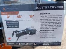 Unused Wolverine TCR-12-48H Skid Steer Trencher