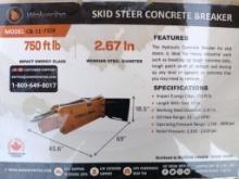 Unused Wolverine CB-11-750F Skid Steer Concrete Breaker