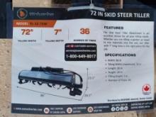 Unused Wolverine TL-12-72W Skid Steer Rotary Tiller