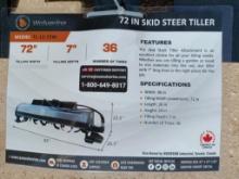 Unused Wolverine TL-12-72W Skid Steer Rotary Tiller