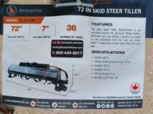 Unused Wolverine TL-12-72W Skid Steer Rotary Tiller