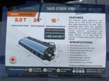 Unused Wolverine VR-11-66W Skid Steer Vibratory Roller
