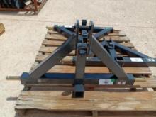 Unused Wolverine TQH-26-02C 3 Point Hitch w/ Receiver Hitch