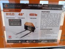 Unused Wolverine PFA-11-3300G Hydraulic Adjustable Pallet Forks
