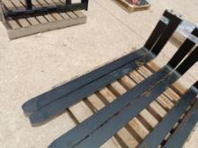 (1) Set Unused 5ft Forklift Forks