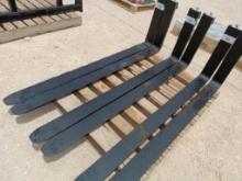 (1) Set Unused 5ft Forklift Forks
