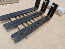 (1) Set Unused 5ft Forklift Forks