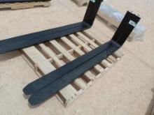 (1) Set Unused 5ft Forklift Forks