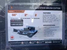 Unused Wolverine BC-13-72W Skid Steer Brush Cutter