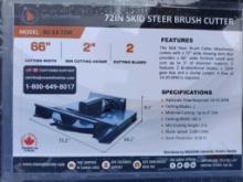 Unused Wolverine BC-13-72W Skid Steer Brush Cutter