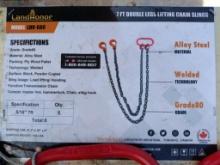 (8) Unused 5/16'' 7FT G80 Chain Slings