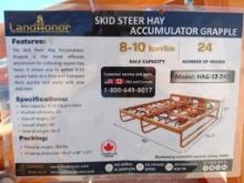 Unused Landhonor HAG-12-24Q Skid Steer Accumulator Grapple