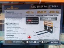 Unused Landhonor PF-11-3500G Skid Steer Pallet Fork