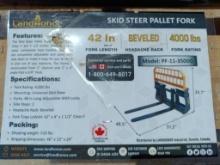 Unused Landhonor PF-11-3500G Skid Steer Pallet Fork