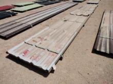 (54 pcs) R Panels 25ft Longest & Misc Lengths, Color Saddle Tan