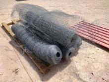 (4) Rolls Wire Mesh